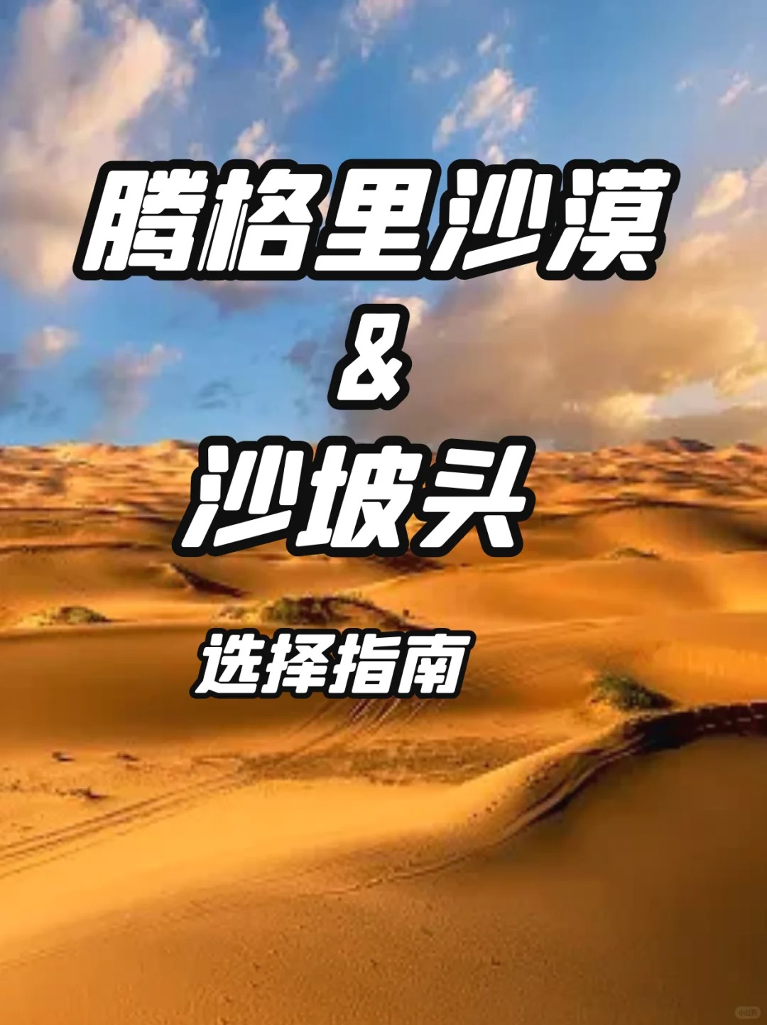 腾格里沙漠与沙坡头如何选择___1_易游宁夏_来自沙漠-52tours旅游攻略